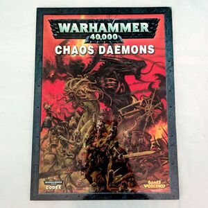 Chaos Daemons Codex Warhammer 40K 2007 4th Edition Rulebook Games Workshop Retro